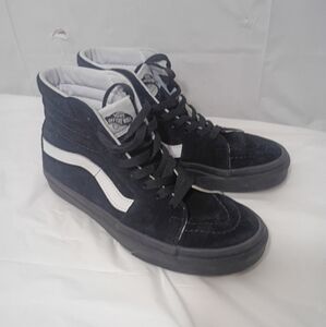 Vans  BMX SK8-Hi Sneakers (Black/Black) High Top Skate Shoes Size 5.5 M / 7 W
